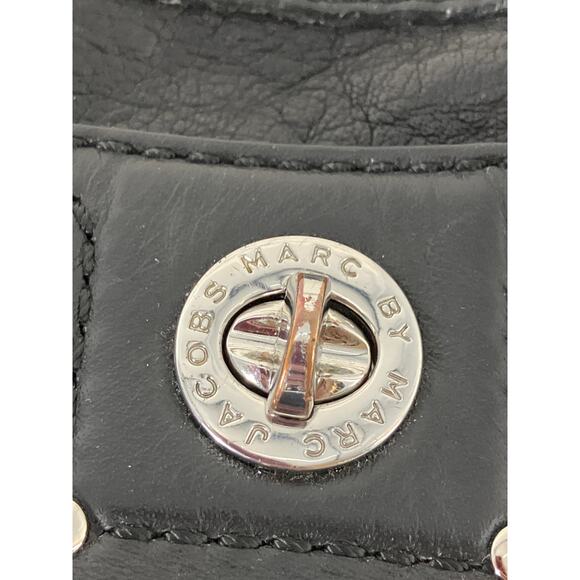 MARC BY MARC JACOBS SMALL BLACK LEATHER WOMENS CROSSBODY BAG - Picture 6 of 16